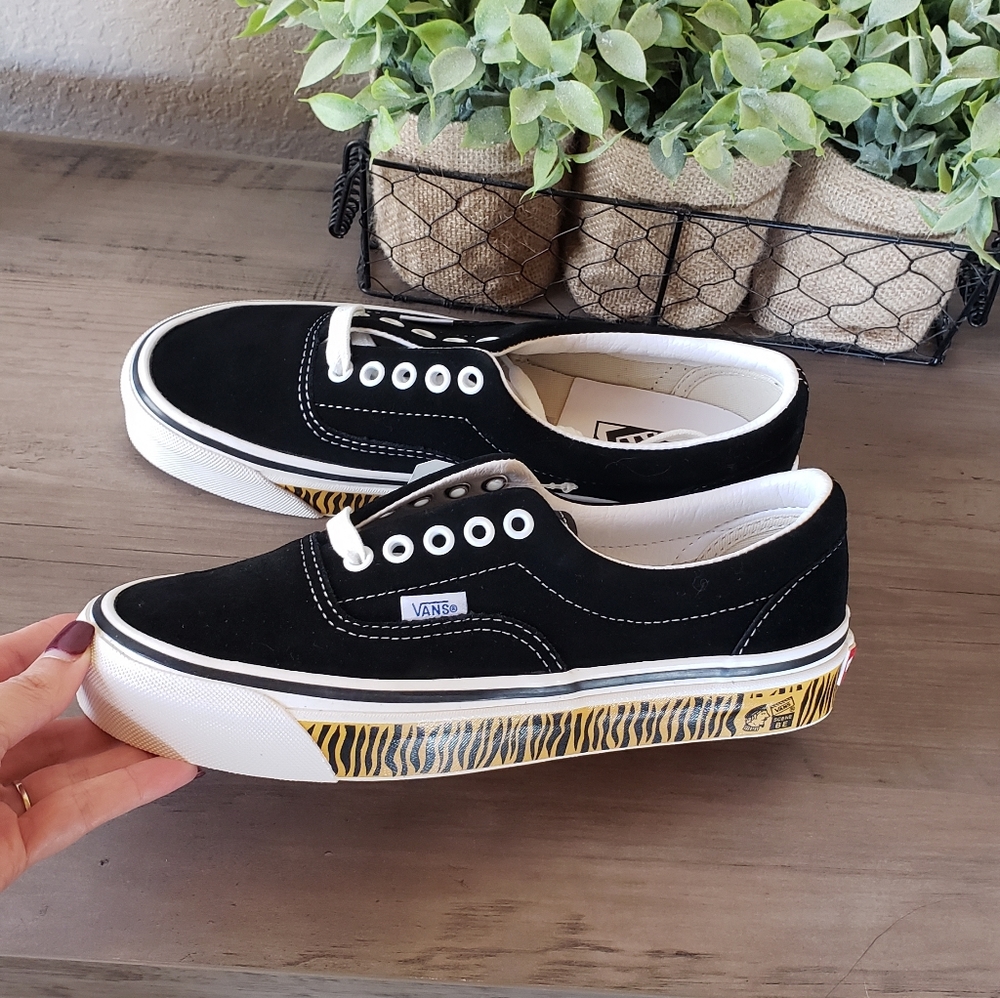 Vans Era 95 Cheetah Print Sole Trainers Sneaker - Picture 6 of 10